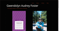 Desktop Screenshot of gwendolynaudreyfoster.com