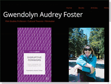 Tablet Screenshot of gwendolynaudreyfoster.com